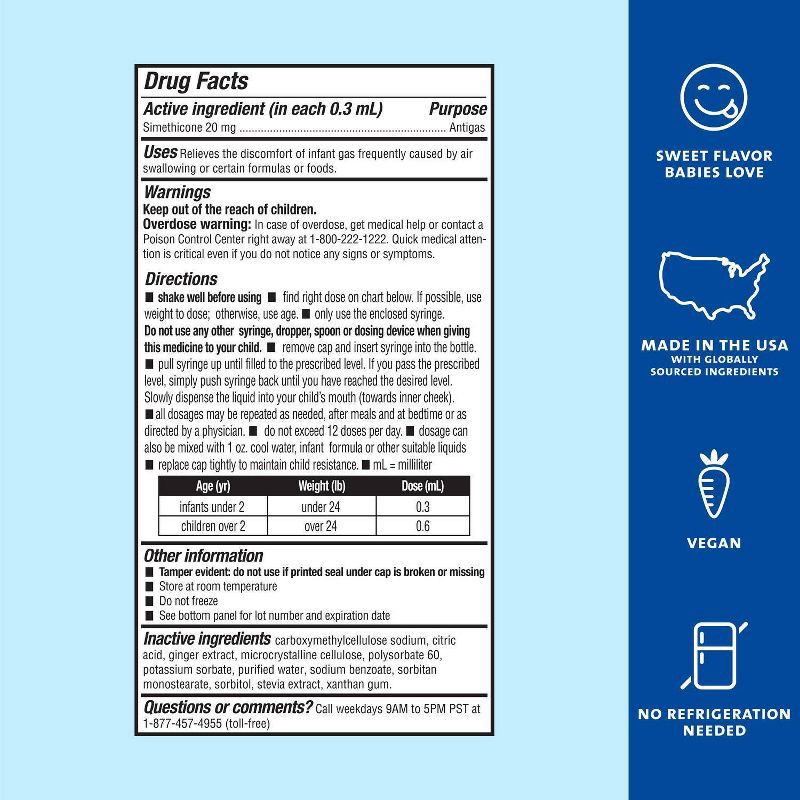 slide 4 of 8, Mommy's Bliss Simethicone Gas Relief Drops - 1 fl oz, 1 fl oz