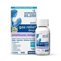 Mommy's Bliss Simethicone Gas Relief Drops - 1 fl oz: Oral Colic Treatment, 1 Pack, Drops Form, Net Weight 1 fl oz