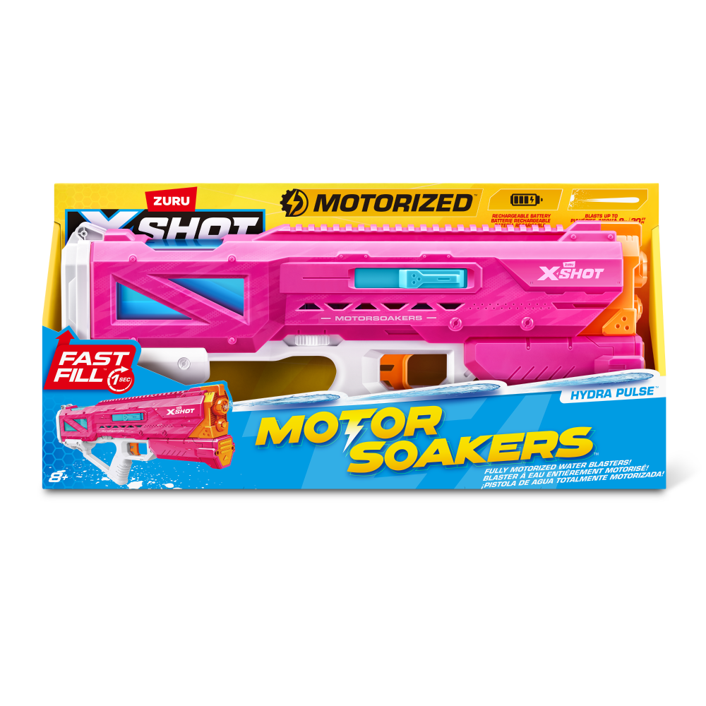 slide 1 of 1, Zuru Xshot Motor Soaker Pink - EA, 1 ct