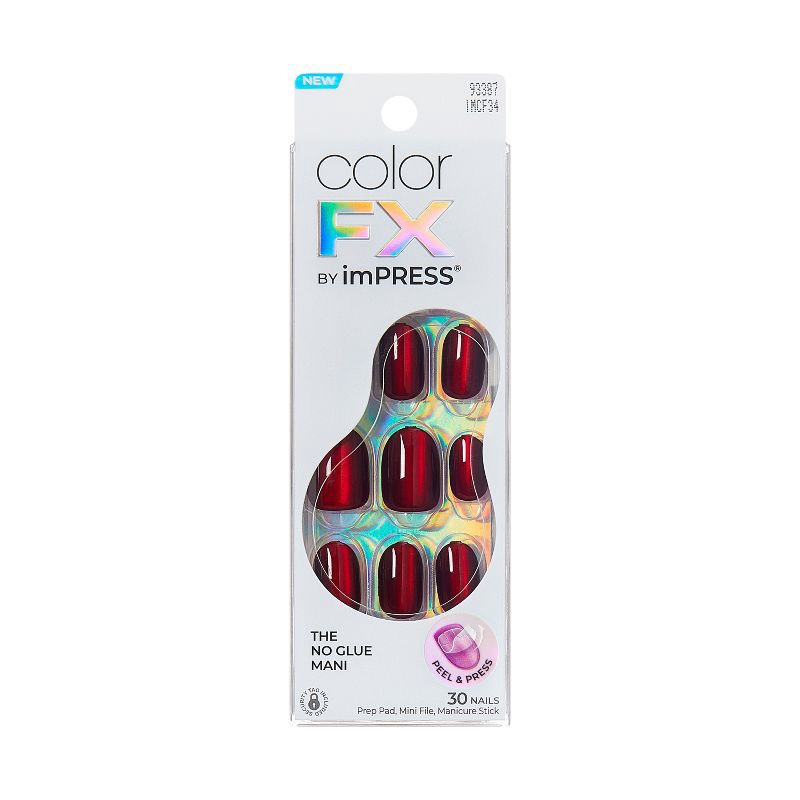 slide 1 of 10, imPRESS Press-On Manicure colorFX by imPRESS - No Glue Press-On Nails - Hidden Gem - 30ct, 30 ct