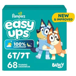 Pampers Easy Ups Bluey Training Underwear - Size 6T-7T - 68ct