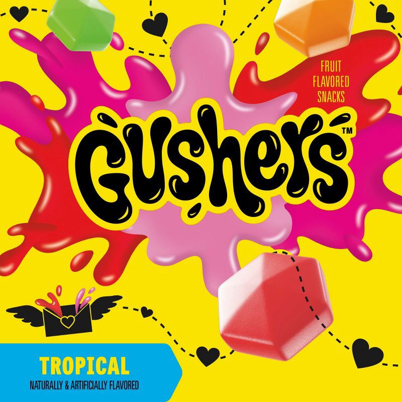 slide 3 of 8, Fruit Gushers Gushers Valentine's Fruit Snacks - 11.44oz/26ct, 11.44 oz, 26 ct
