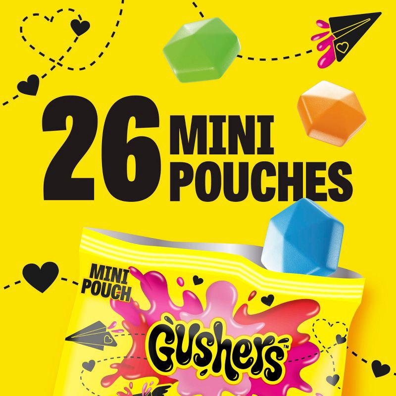 slide 4 of 8, Fruit Gushers Gushers Valentine's Fruit Snacks - 11.44oz/26ct, 11.44 oz, 26 ct