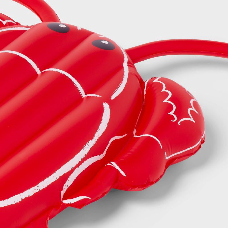 slide 4 of 4, Lobster Float - Sun Squad™: PVC Water Novelty, Ages 6+, Max Capacity 180 lbs, 1 ct