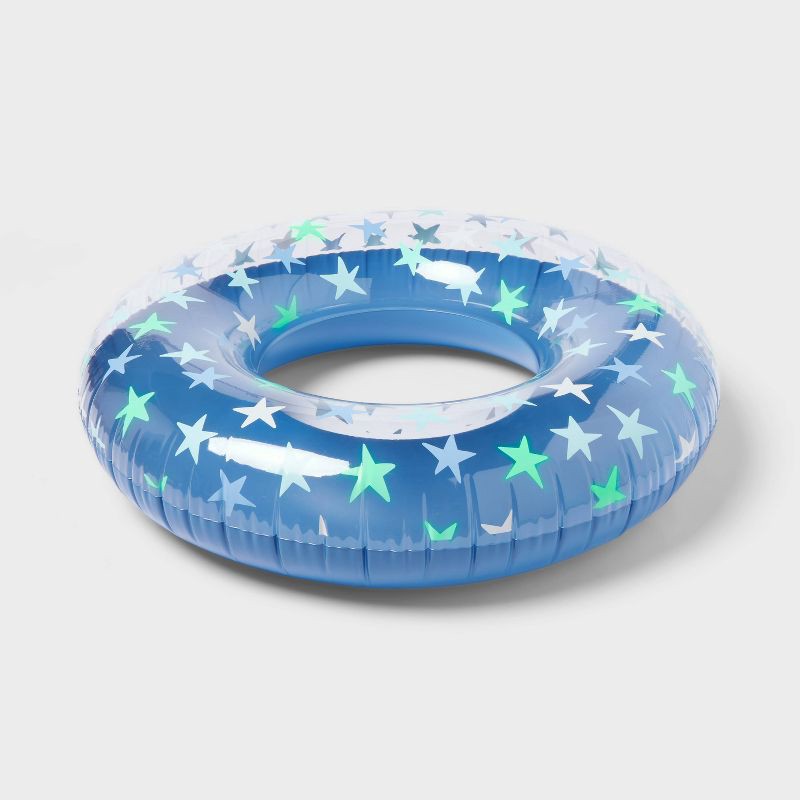 slide 1 of 4, 42" Ring Tube Grow In Dark - Sun Squad™ Blue, 1 ct