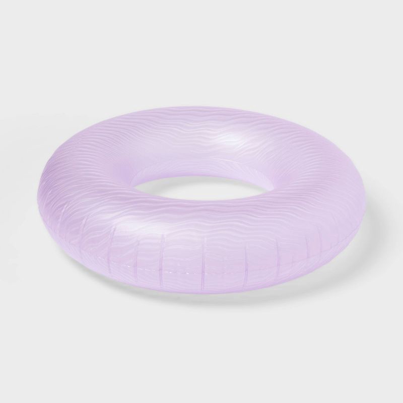 slide 1 of 3, 42" Ring Tube Textured Material - Sun Squad™ Pink, 1 ct