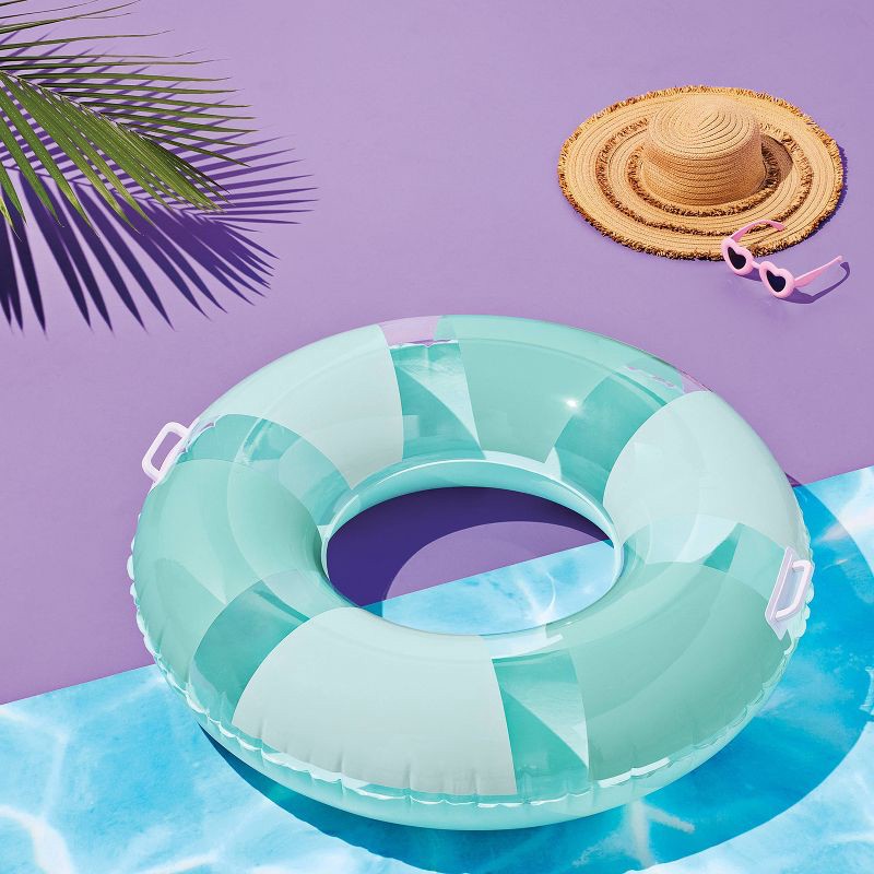 slide 2 of 4, 36'' Inner Tube - Sun Squad™ Mint Green: Float for Kids, 1 ct