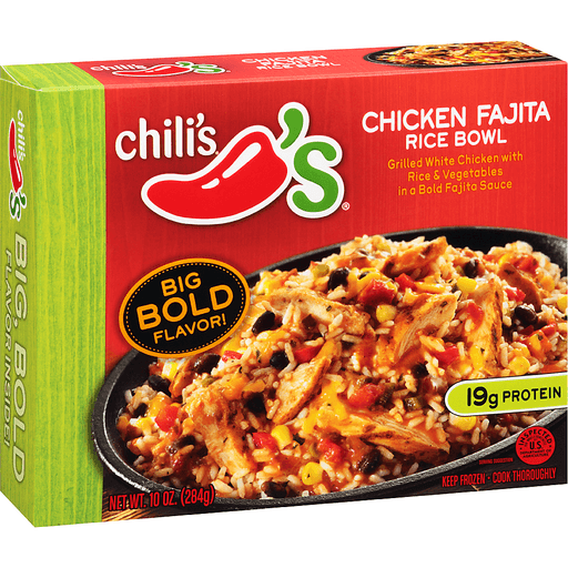 slide 6 of 8, Chili's Chicken Fajita Rice Bowl, 10 oz