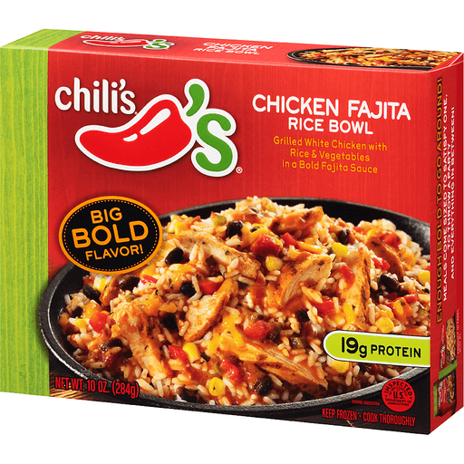 slide 8 of 8, Chili's Chicken Fajita Rice Bowl, 10 oz