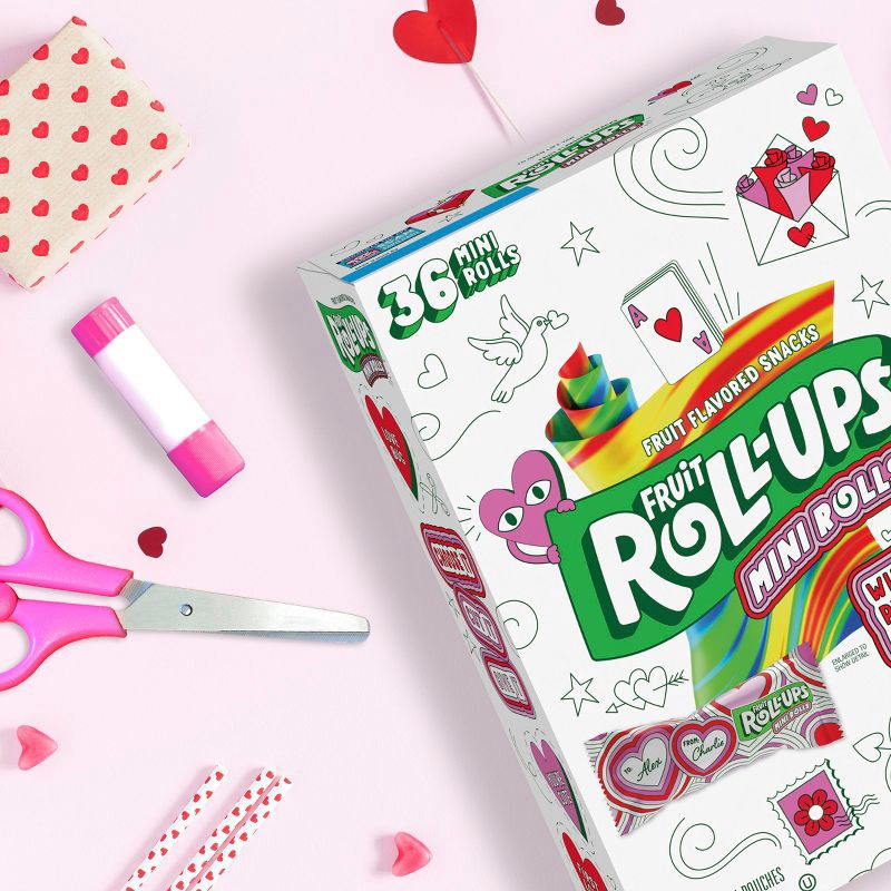 slide 6 of 9, Fruit Roll-Ups Fruit Roll Up Valentine's Snack - 13.3oz/36ct, 13.3 oz, 36 ct