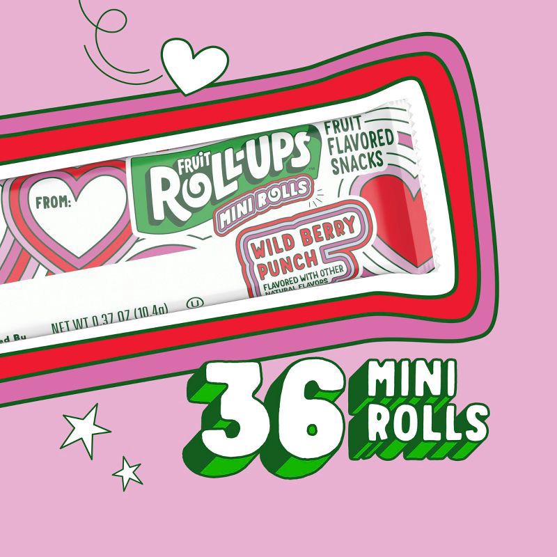 slide 9 of 9, Fruit Roll-Ups Fruit Roll Up Valentine's Snack - 13.3oz/36ct, 13.3 oz, 36 ct