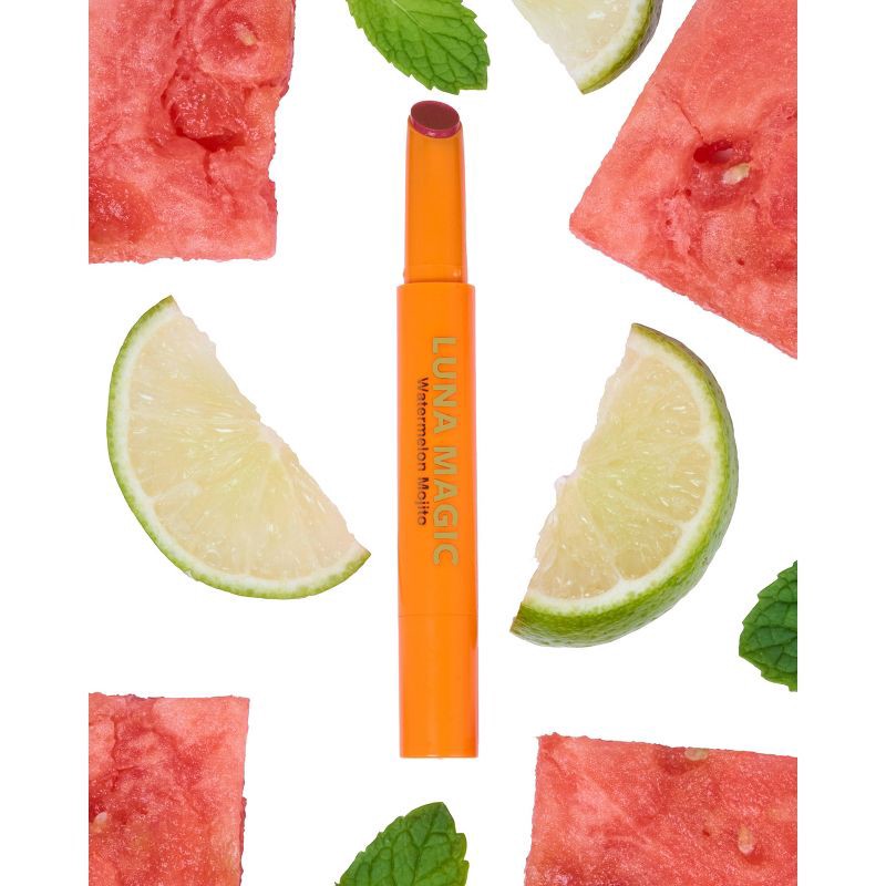 slide 4 of 5, LUNA MAGIC Lip Care Duo - Moisture Stick + Lip Oil - Watermelon Mojito, 1 ct