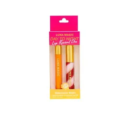 LUNA MAGIC Lip Care Duo - Moisture Stick + Lip Oil - Watermelon Mojito: Moisturizing, Shine Enhancing, Vegan, Alcohol-Free