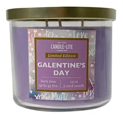 Candle-Lite Galentine's Day Jar Candle - Purple