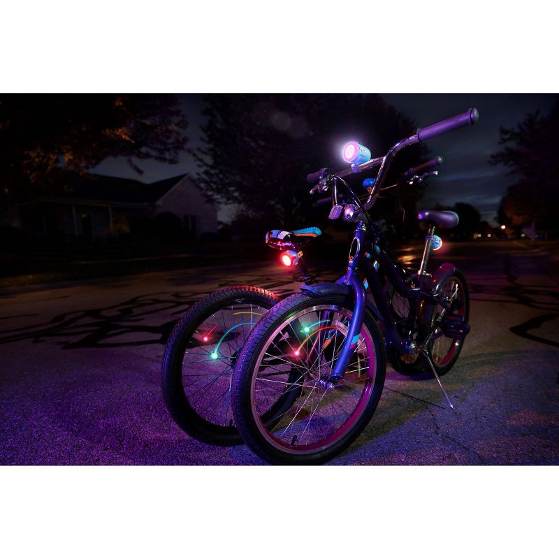 slide 13 of 13, Brightz Ride LED - Flame: Silicone & ABS Bike Light, Handlebar & Seat Post Mount, 1 ct