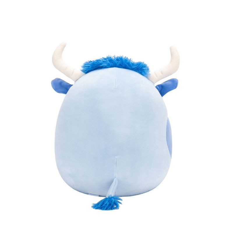 slide 2 of 11, Squishmallows 12" Bermayeh Blue Ball with Fuzzy White Belly and Flower Medium Plush, 1 ct