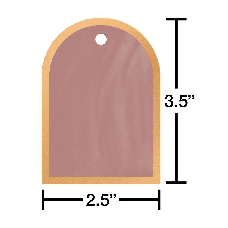 slide 3 of 3, American Greetings 12ct Stickers or Envelope Seals Boho Neutral Leaf Print, 12 ct