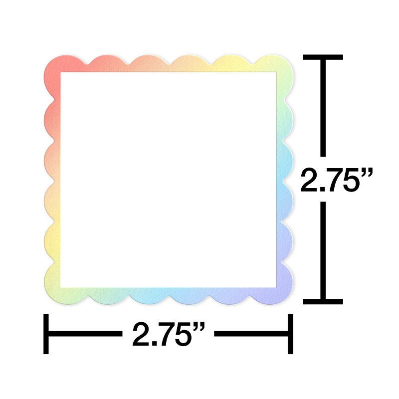 slide 3 of 3, American Greetings 10ct Blank Mini Stationery Note Cards with Envelopes Pink/Purple, 10 ct