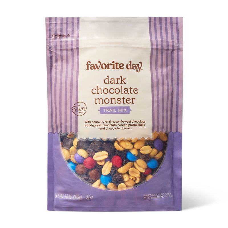 slide 1 of 3, Dark Chocolate Monster Trail Mix - 14oz - Favorite Day™, 14 oz