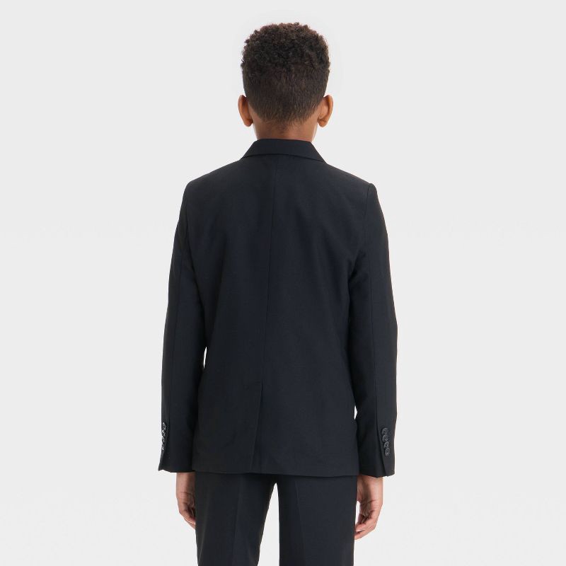 slide 2 of 3, Boys' Suit Jacket - Cat & Jack™ Black 4, 1 ct