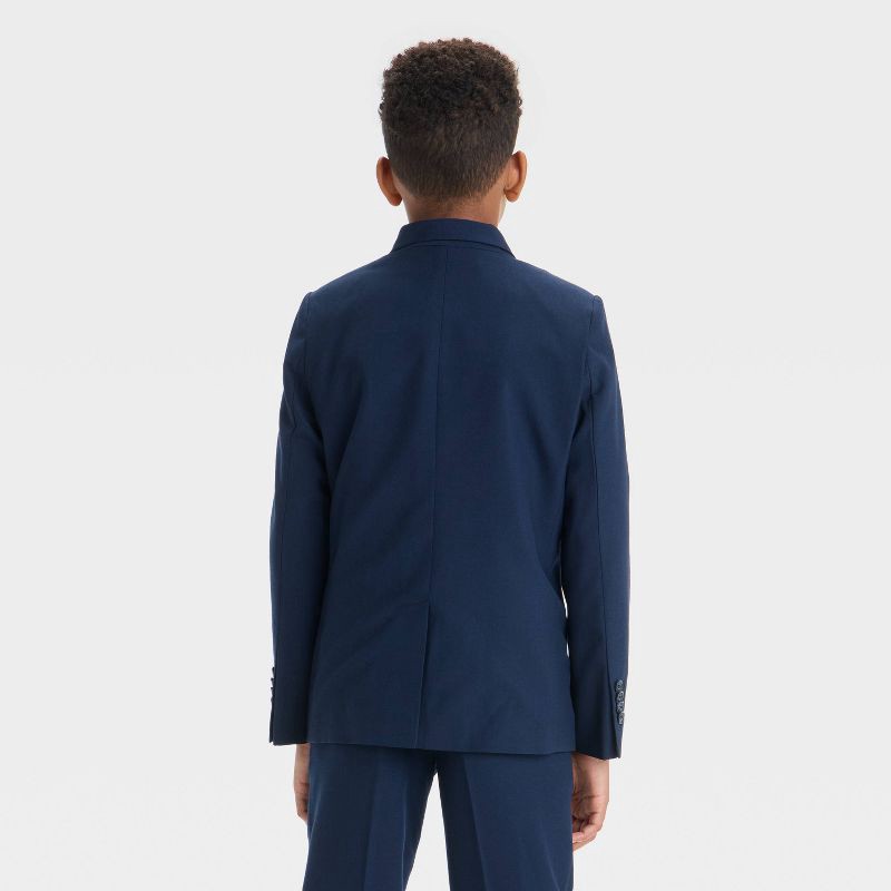slide 2 of 3, Boys' Suit Jacket - Cat & Jack™ Navy Blue 5, 1 ct