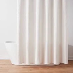 Waffle Weave Shower Curtain Ivory - Threshold™