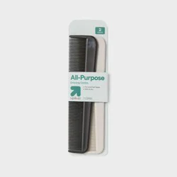 Dressing Styling Combs - 2pc - Black and Gray - up&up™