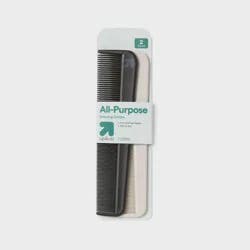 Dressing Styling Combs - 2pc - Black and Gray - up&up™