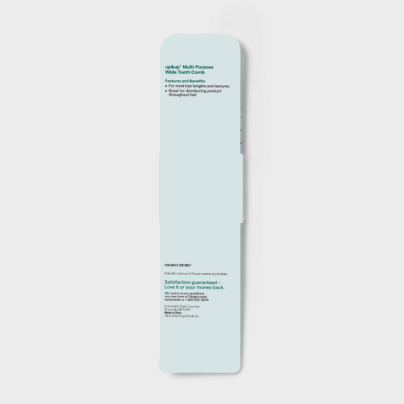 slide 3 of 3, Wide Tooth Styling Comb - up&up™, 1 ct