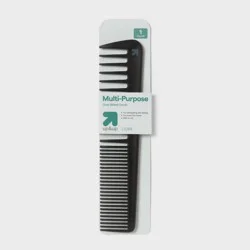 Dual Sided Styling Comb- Black - up&up™