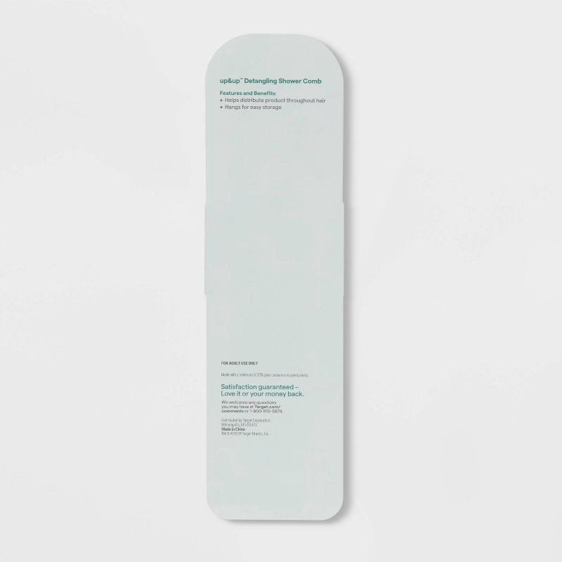 slide 3 of 3, Shower Styling Comb - Pink - up&up™, 1 ct