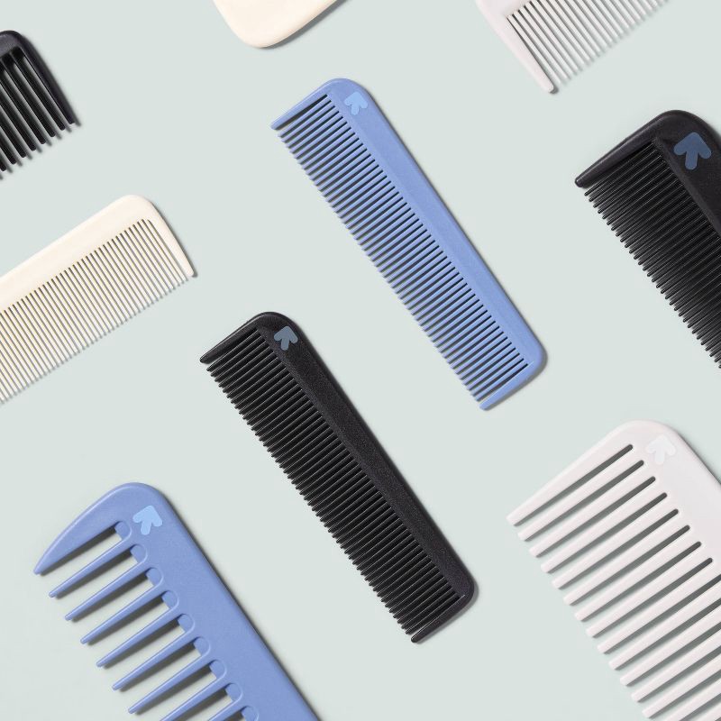 slide 2 of 3, Pocket Styling Comb - 2pk - up&up™, 2 ct