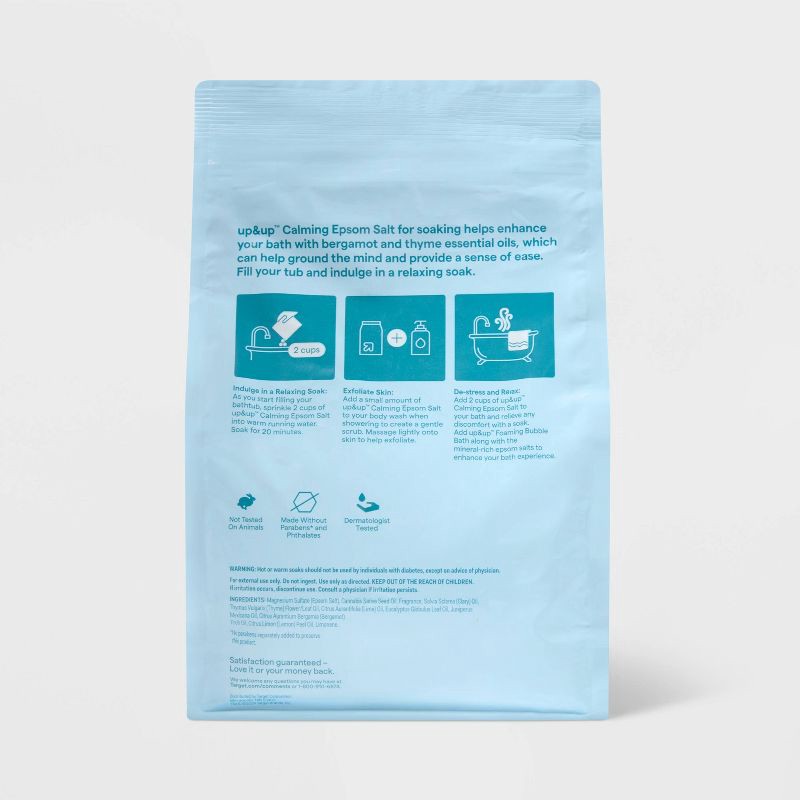 slide 3 of 3, Calming Epsom Bath Salt - Fresh Citrus & Cedarwood - 48oz - up&up™, 48 oz