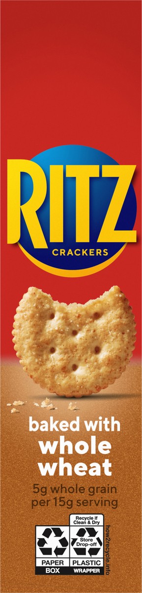 slide 7 of 9, RITZ Whole Wheat Crackers, 12.9 oz, 12.9 oz