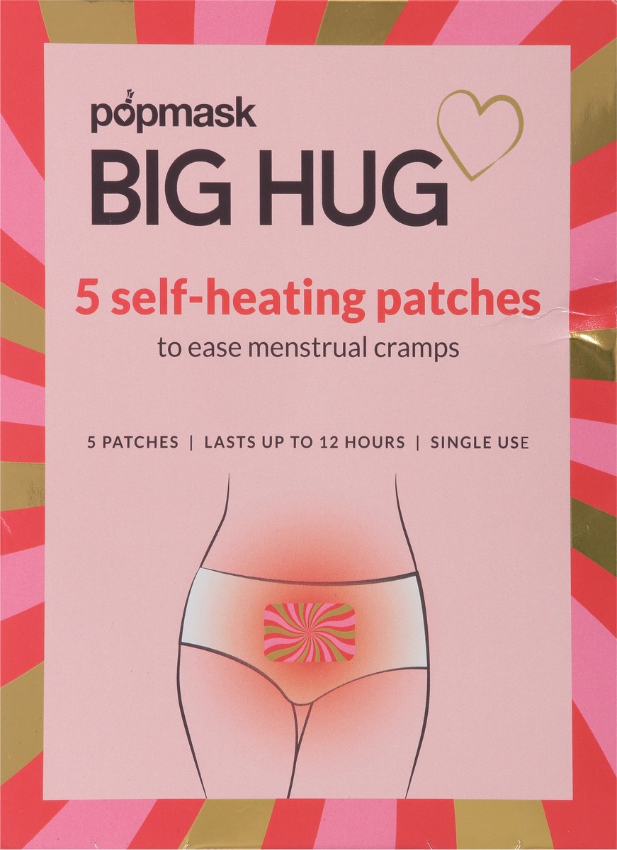 slide 2 of 13, Popmask Big Hug Self-Heating Patches 5 ea, 5 ct