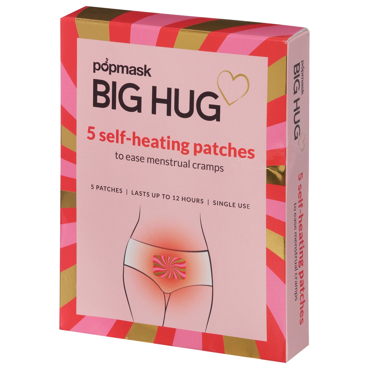 slide 12 of 13, Popmask Big Hug Self-Heating Patches 5 ea, 5 ct