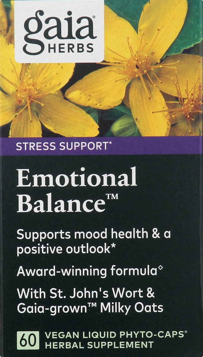 slide 5 of 11, Gaia Herbs Vegan Liquid Phyto-Caps Emotional Balance 60 ea, 60 ct