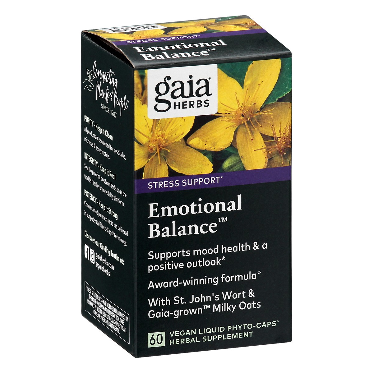 slide 8 of 11, Gaia Herbs Vegan Liquid Phyto-Caps Emotional Balance 60 ea, 60 ct