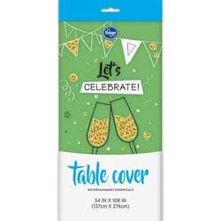Kroger Entertainment Essentials Plastic Table Cover - Green