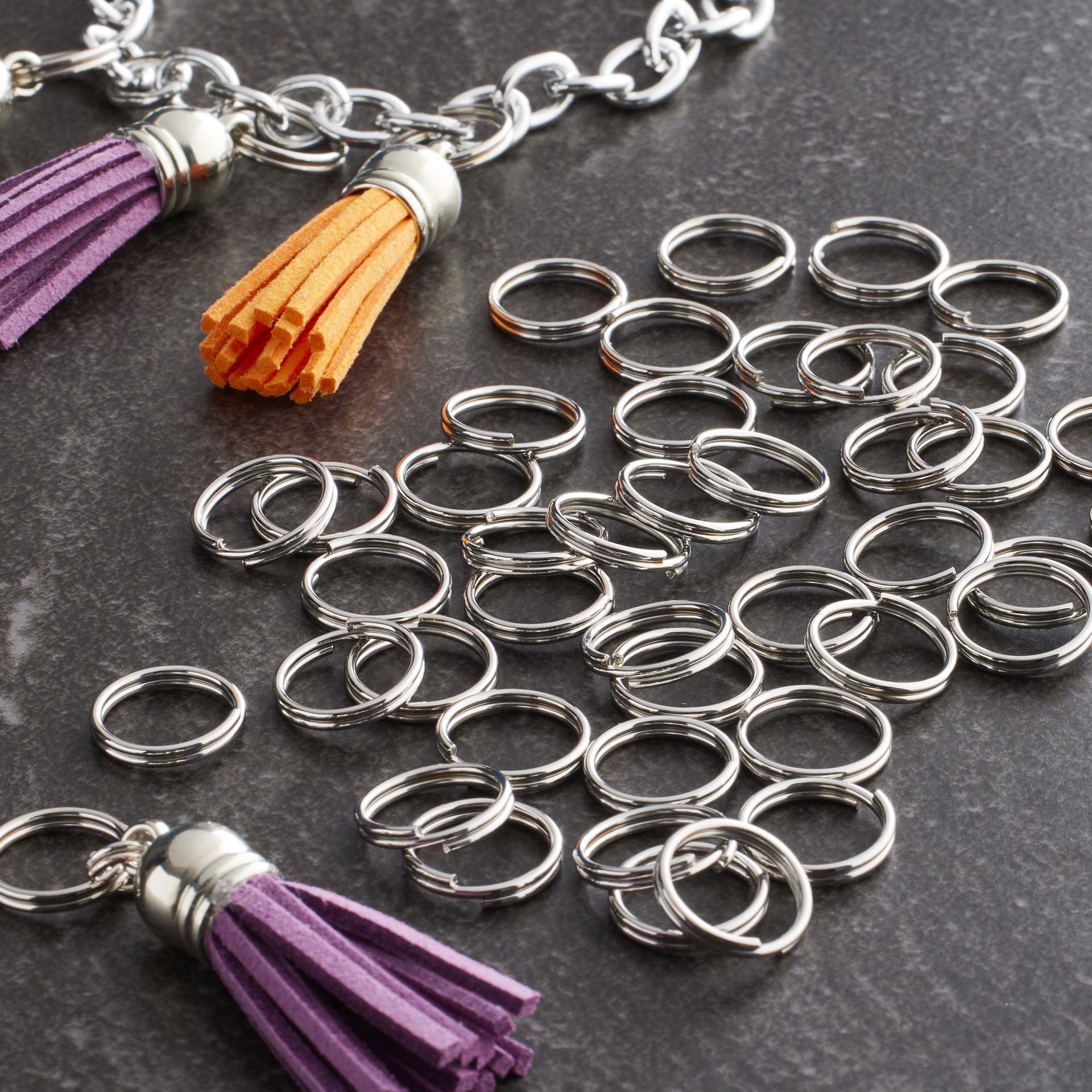 slide 2 of 2, 12mm Split Rings By Bead Landing, 12mm