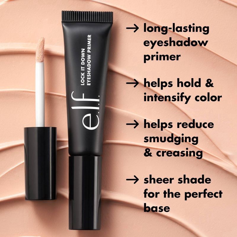 slide 2 of 10, e.l.f. Cosmetic Eyeshadow Primer - Lock It Down - 0.23 fl oz, 0.23 fl oz