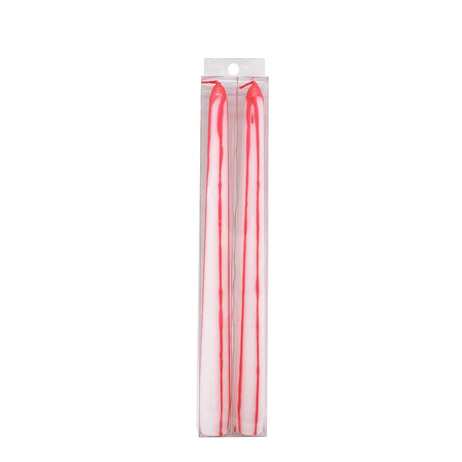 slide 2 of 3, 10" Red Dripping Unscented Taper Candles, 2ct. By Ashland, 2 ct
