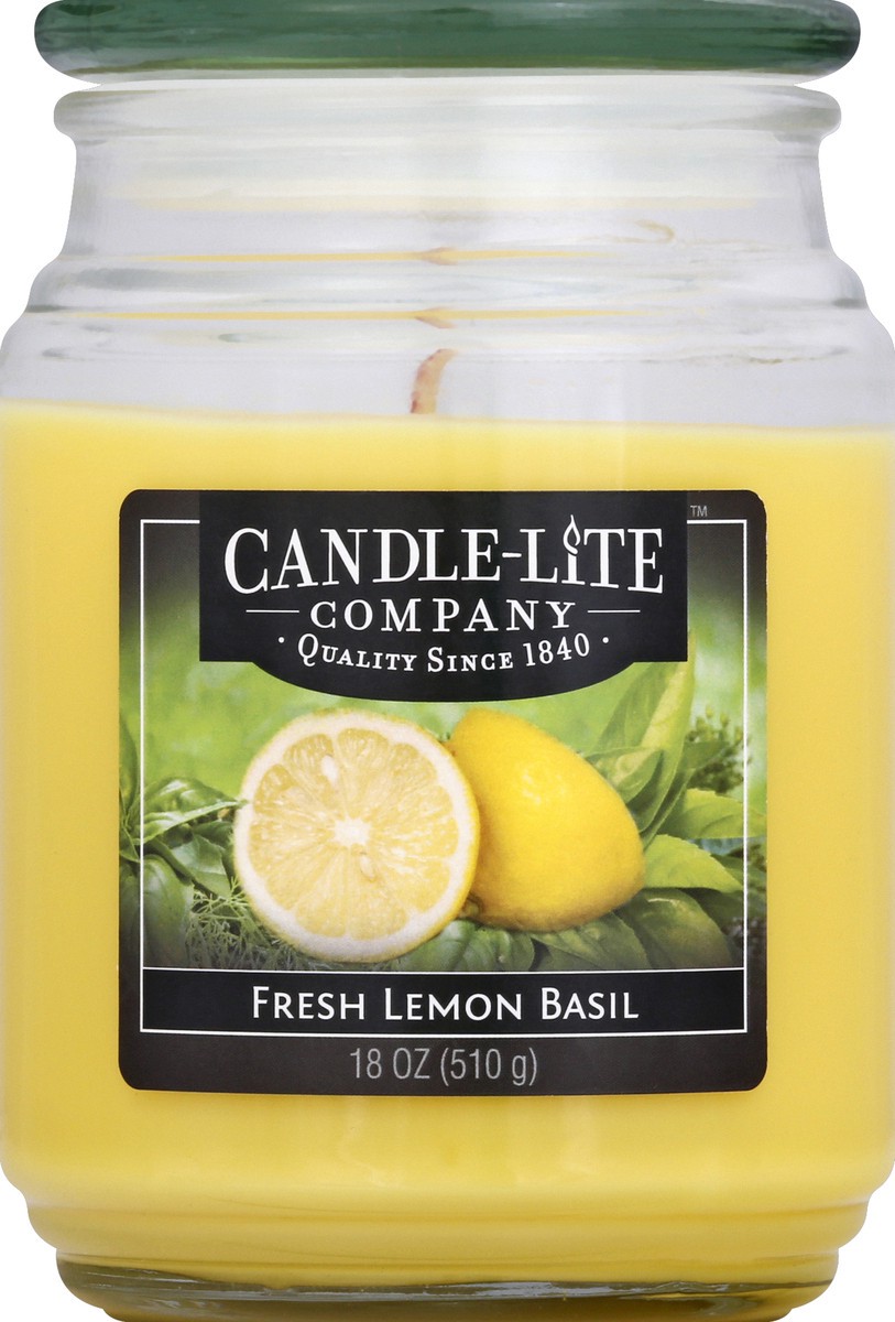 slide 5 of 6, Candle-Lite Fresh Lemon Basil 1 ea, 18 oz