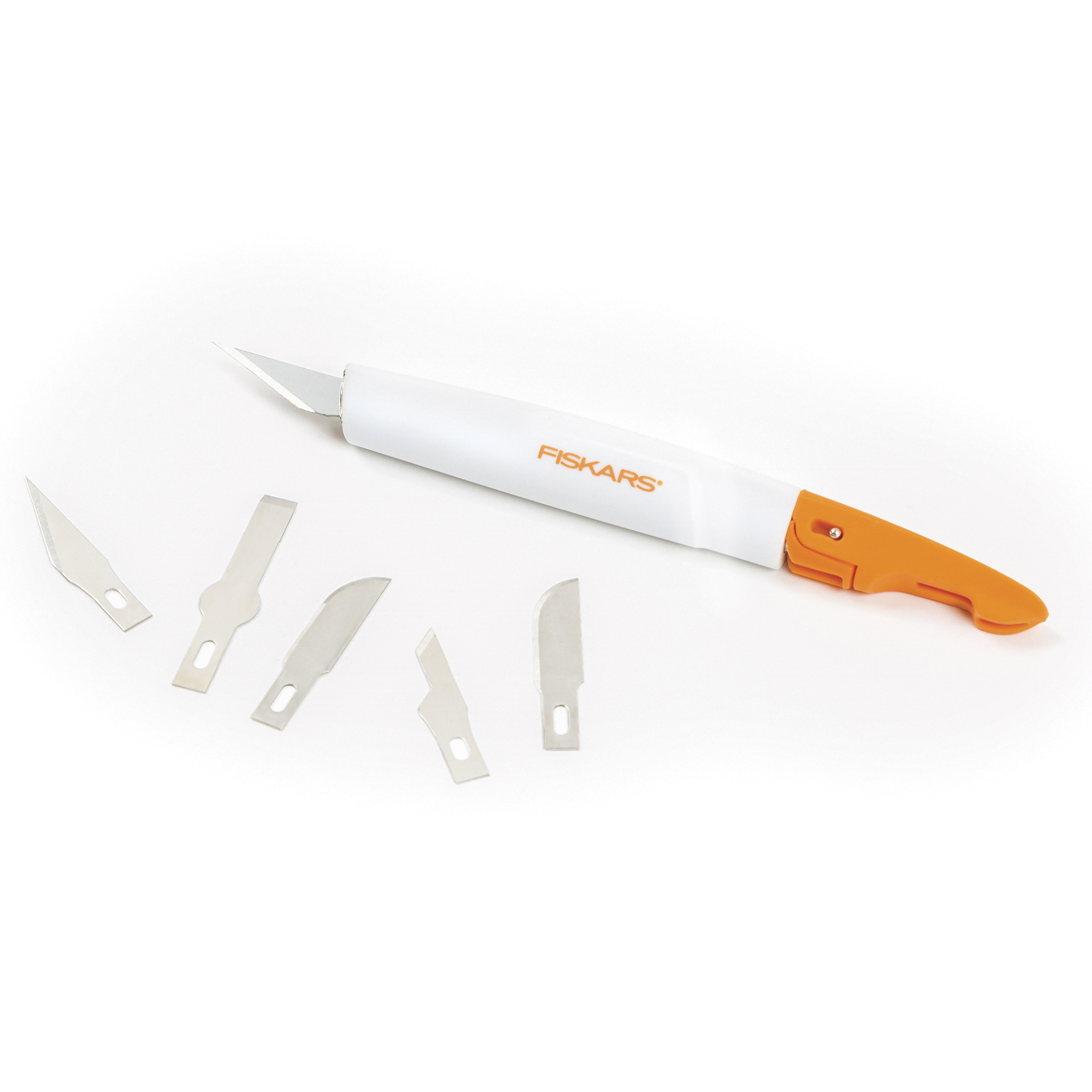 slide 1 of 1, Fiskars Easy Change Utility Knife, 1 ct