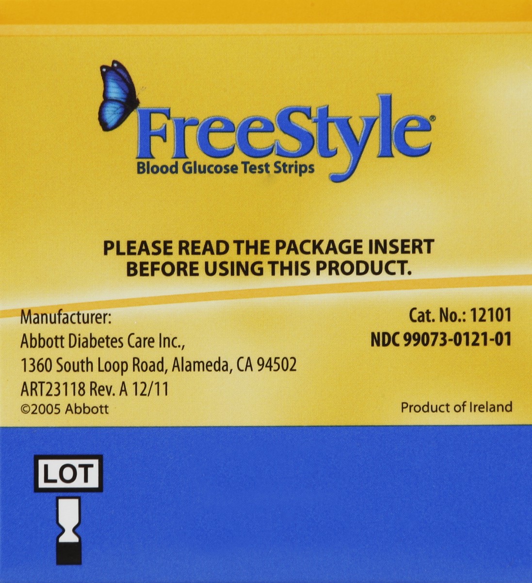 slide 2 of 5, Free Style Test Strips 100 ea, 100 ct