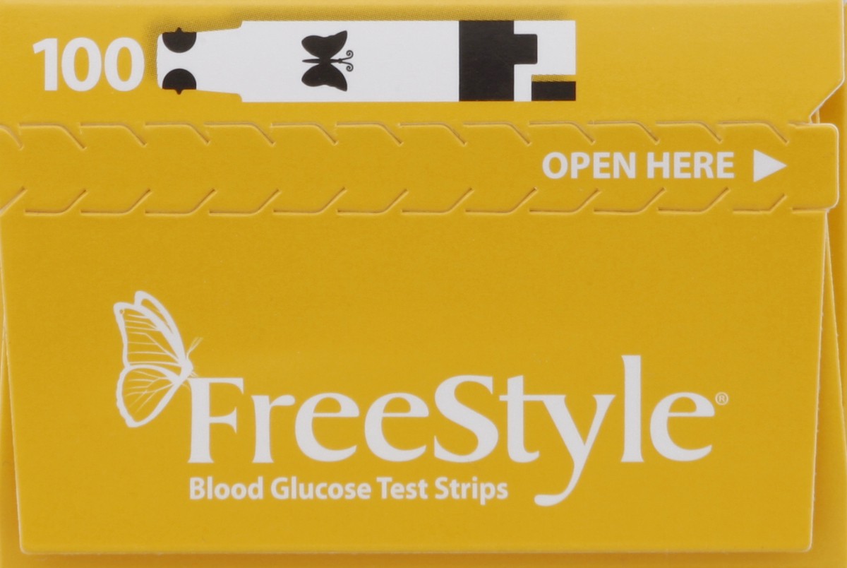 slide 4 of 5, Free Style Test Strips 100 ea, 100 ct