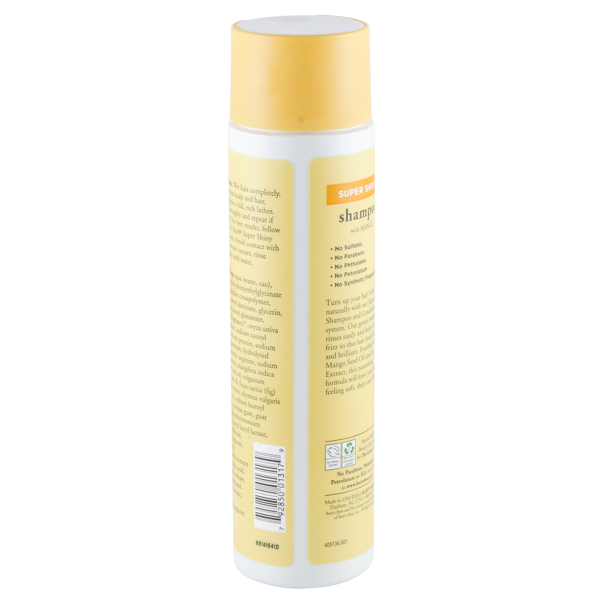 slide 3 of 4, Burt's Bees Super Shiny Mango Shampoo, 10 fl oz