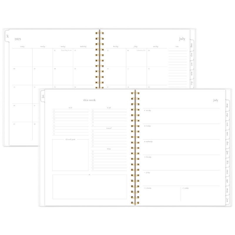 slide 2 of 10, Sugar Paper Essentials Paper Frosted Poly Weekly/Monthly Khaki July 2025 to June 2026, 1 ct