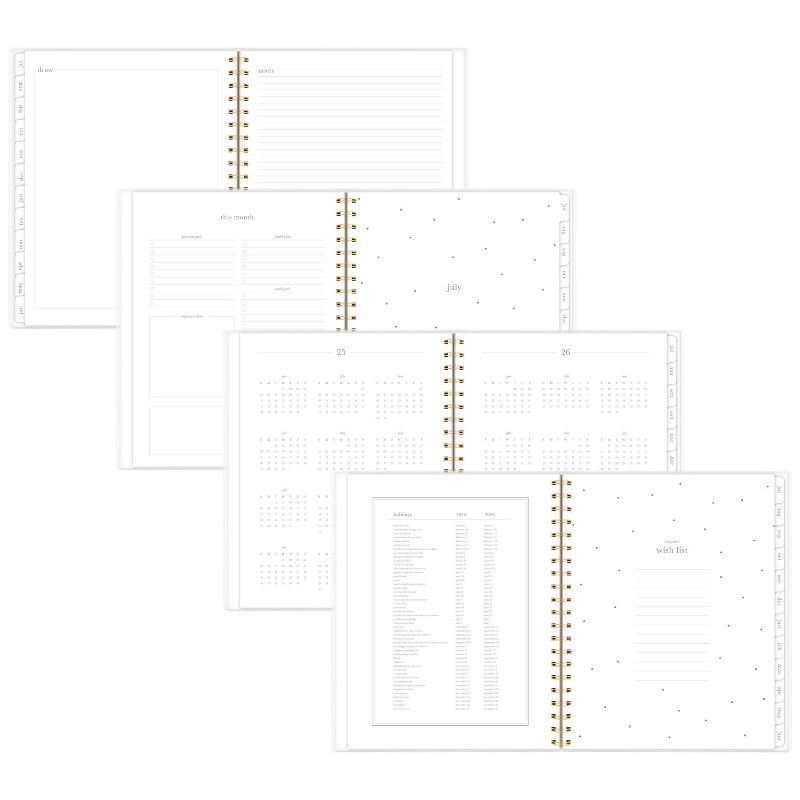 slide 3 of 10, Sugar Paper Essentials Paper Frosted Poly Weekly/Monthly Khaki July 2025 to June 2026, 1 ct