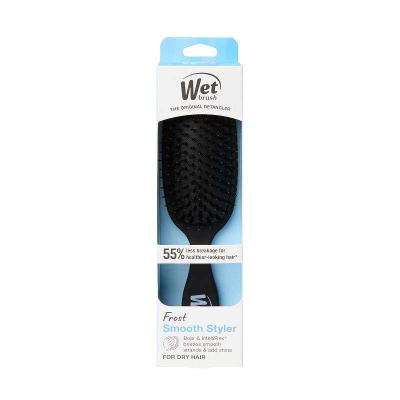 slide 6 of 7, Wet Brush Smooth Styler Detangler Hair Brush - Frost Black, 1 ct
